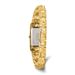 14K Ladies Rectangular Black 15x31mm Dial Solid Nugget Watch_voghion.com
