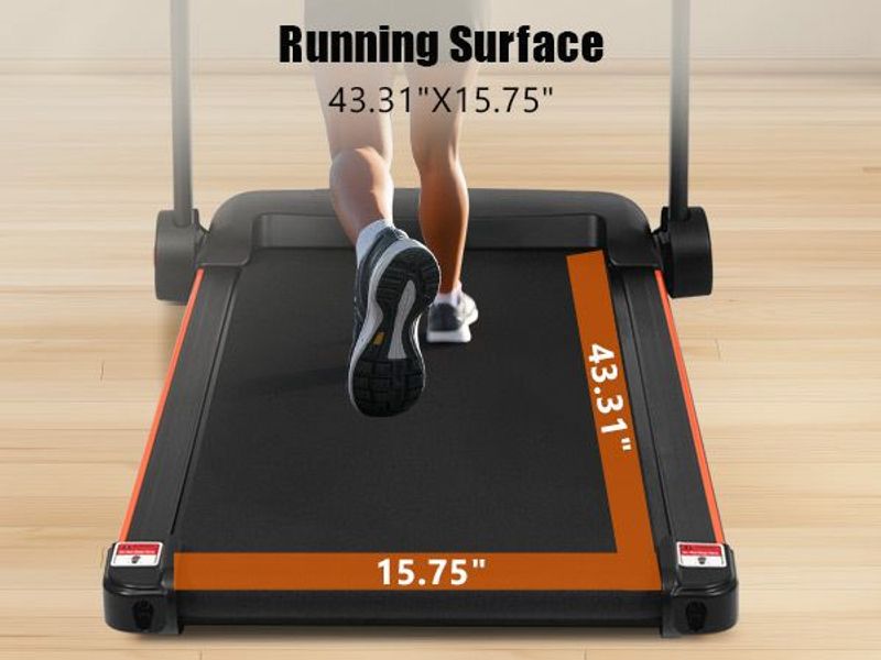 NEW Treadmills For Home, 2.5HP Quiet Folding Treadmill With Heart Rate Sensor, 300lbs Weight Capacity, 7.5MPH, Incline Treadmill With USB Charge Sta_voghion.com