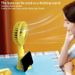 3-Speeds Rechargeable Handheld Desk Cooling Electric Fan Perfect For Travel Camping Portable Fan For Camping_voghion.com