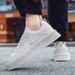 Scarpe da uomo nuove, piccole, bianche, basse, stile studente, edizione coreana, alla moda, versatili, sportive e casual_voghion.com