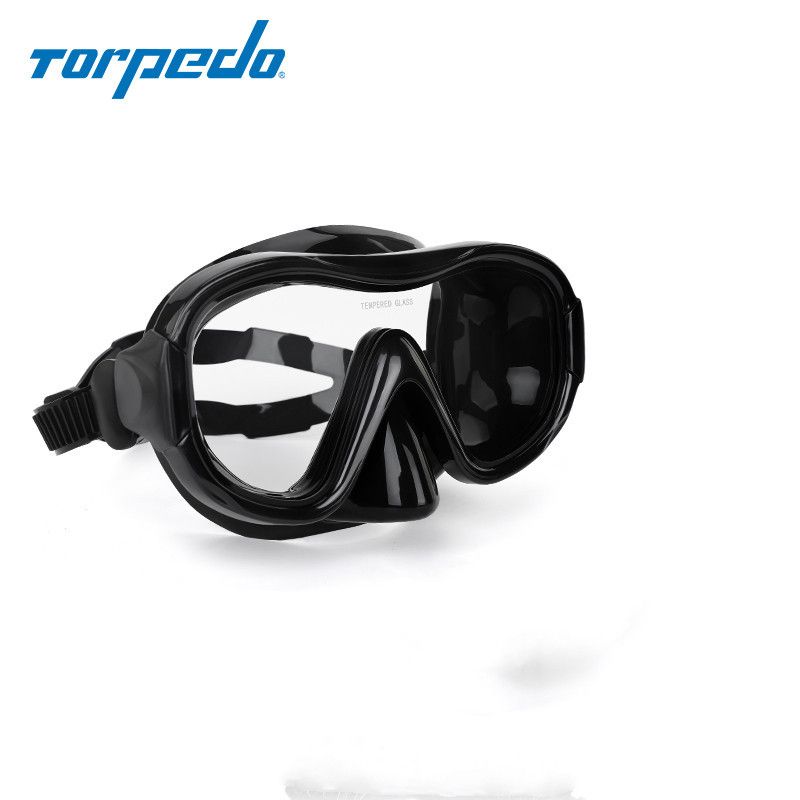 Professional Snorkeling Two-piece Set Of Silicone Fully Dry Breathing Tube Large Frame High-definition Diving Goggles_voghion.com