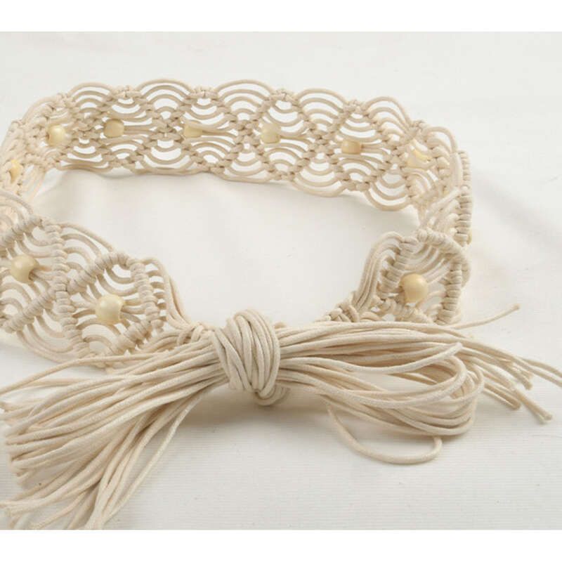 2025 Neuer verdrehter geflochtener Gürtel aus Wachsseil, dekorativer böhmischer Taillengürtel im rustikalen Stil für Damen_voghion.com