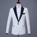 Men's Stage Performance Suit – Slim Fit Polyester Blazer Set, Singer/Host Formal Wear (Black/Navy, Sizes S-XXXXL)_voghion.com