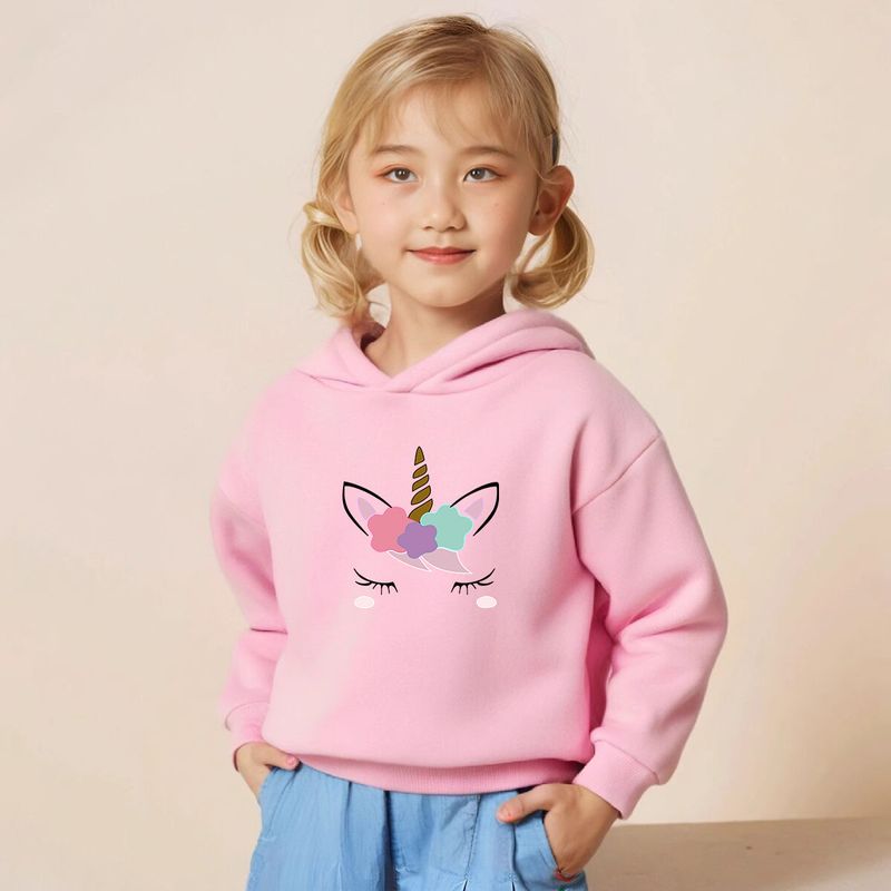 2024 Herbst/Winter Neues trendiges bedrucktes Sport-Hoodie-Oberteil aus Samt für Kinder_voghion.com