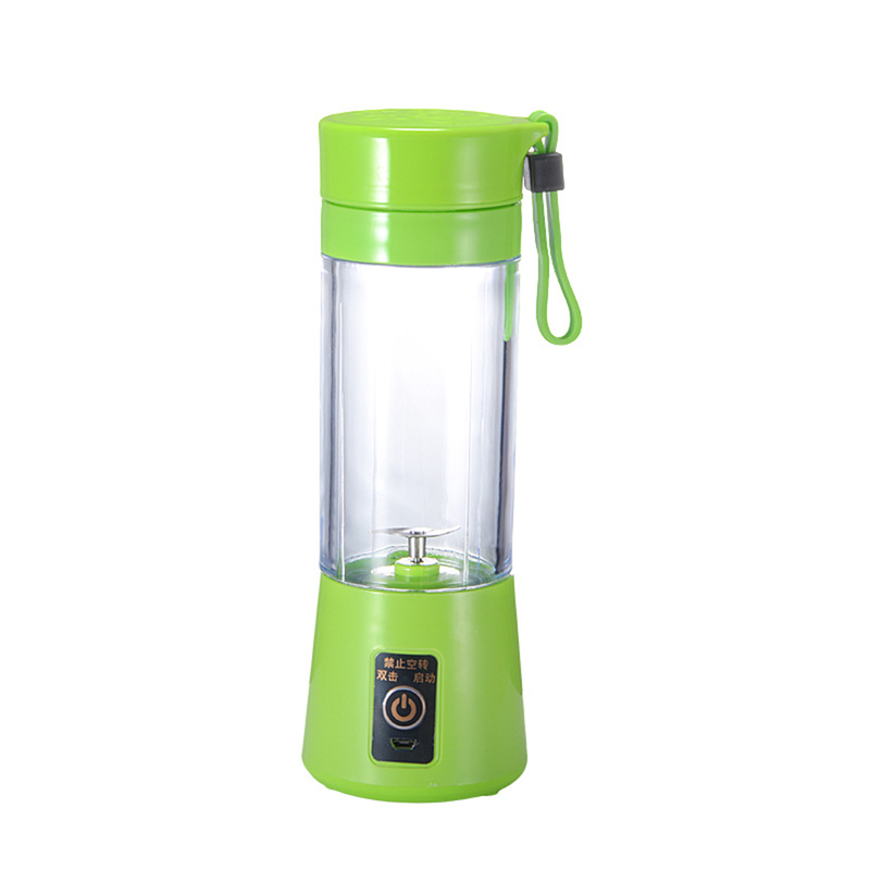 Langmayue 400ml Portable USB Electric Fruit Juicer Smoothie Maker Blender Squeezer Bottle-Blue_voghion.com