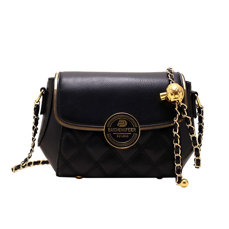 Hochwertige Textur rhombische Stickerei Thread Tasche Frauen 2023 neue trendige Mode All-Match einzelne Schultertasche Nischendesign Messenger Bag_voghion.com