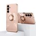 CyberGear Suitable For Samsung A56 Phone Case Galaxy A06/A16/26/36 Ring Holder Car Mount Electroplated Protective Cover_voghion.com