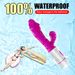 Dildo ricaricabile, vibratore a coniglio, doppia vibrazione, massaggiatore per punto G, AV stick, giocattoli sessuali per donne e donne_voghion.com