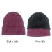 Unisex fleece three-piece thermal suit winter hat scarf touch screen gloves_voghion.com