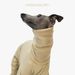 Verdickte Fleece-Jacke mit hohem Kragen und vier Beinen, Khaki, für italienische Windhunde, Whippet, warme Haustierkleidung_voghion.com