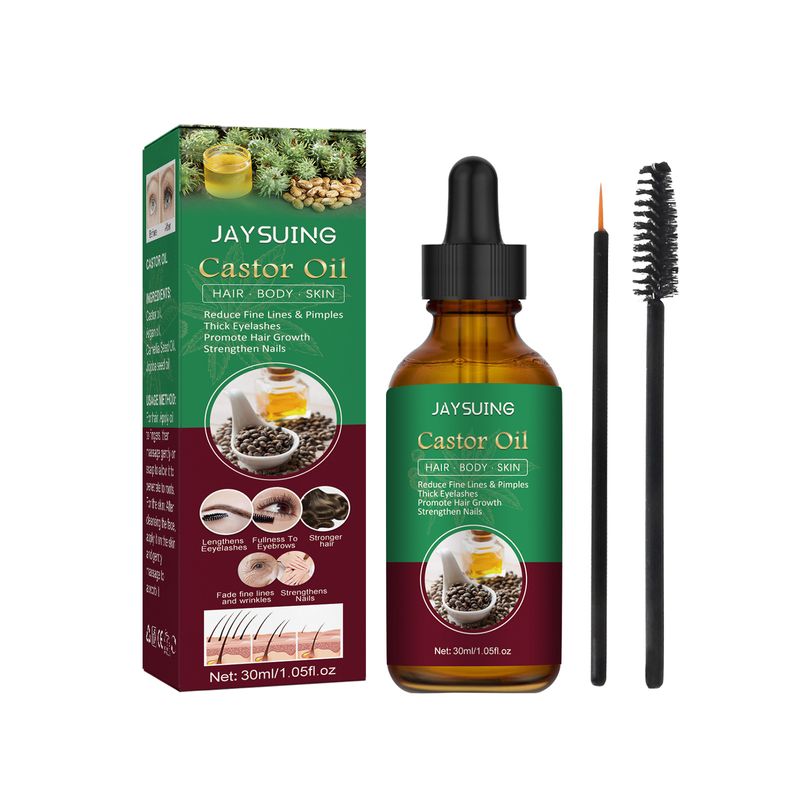 Jayswing Rizinusöl, feuchtigkeitsspendend, Anti-Haarausfall-Pflege, robust, festigend, dichtes Haar, Conditioner-Essenz_voghion.com