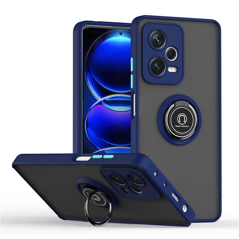 Magnetische Auto Case Voor Xiaomi Redmi Note 12 11 12 S 10 S 10 9 8 Pro 10C 12C ring Houder Cover Voor Redmi Note 12 Pro Plus 5G_voghion.com