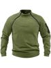 Men's Slim Fit Stand Collar Fleece Pullover Winter Casual Hooded Jacket For Outdoor & Daily Wear_voghion.com