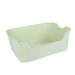 Portable Semi-Enclosed Splash-Proof Toilet Solid Color Box Litter Scoop Cat Supplies_voghion.com