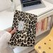 Large Capacity Zebra Leopard Print Makeup Portable Storage Skincare Toiletry Simple Travel Versatile Clutch Bag_voghion.com
