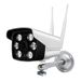 Caméra de surveillance extérieure sans fil étanche à double source lumineuse_voghion.com