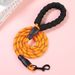 Pet Explosion-Proof Reflective Round Rope Chain Dog Non-Slip Handle Leash_voghion.com
