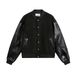Herren Retro PU-Leder Baseballjacke – Übergroßer Biker-Stil mit Patchwork-Design (M-XXXL, Schwarz)_voghion.com