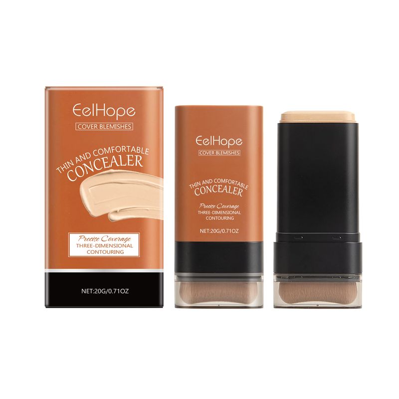 Clear Concealer Is Natural, Light, Young, Lustrous, White And Moisturizing Foundation Make-up Stick_voghion.com