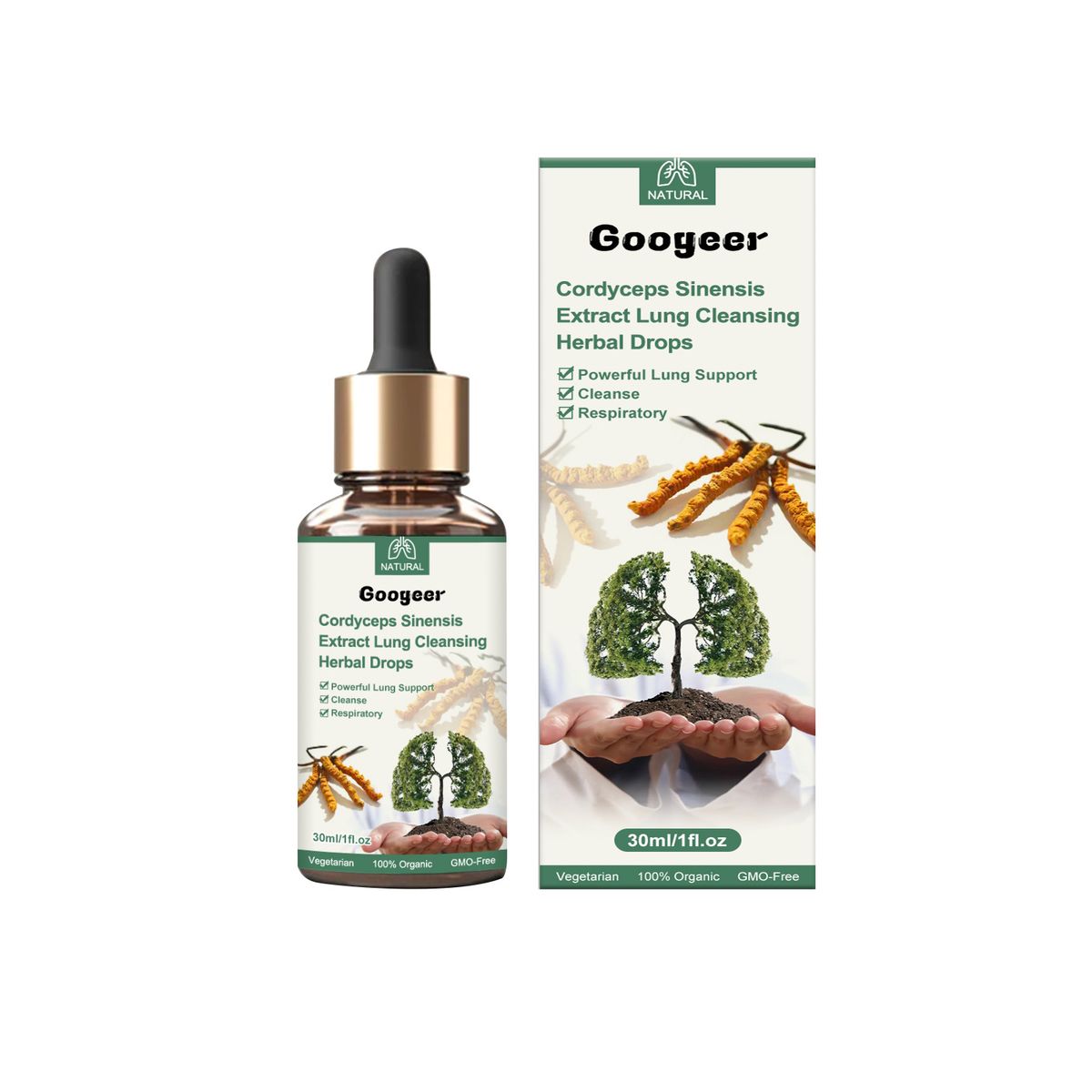 Googeer Body Cleansing Drops Lindrar kroppens nasala obehag och rengör näshälsovårdsrengöringsdroppar_voghion.com
