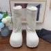 Top Quality Alaska Fur High Snow Boots Women Lamb Slip On Half Booties Pumps Heels Round Toe Designer Plaque Ski Comfor_voghion.com