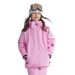 Unisex-Schneejacken- und Hosen-Set für Kinder – Wasserdichter Skianzug für Jungen und Mädchen, leichte Wärmeisolierung, verschiedene Blumenmuster in Blau/Rosa_voghion.com