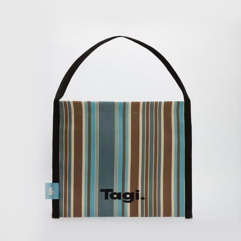 Tagi. Borsa a tracolla multicolore per pendolari, in tela ad alta densità e grande capacità._voghion.com