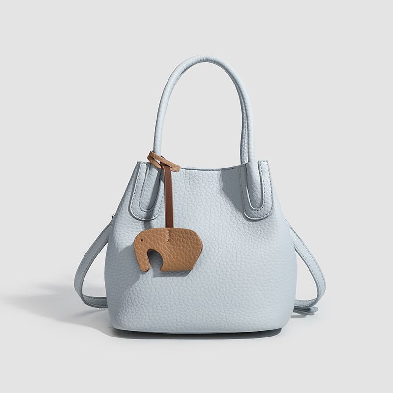 Korean Niche Design, Vegetable Basket, Bucket Bag, Women's 2025 Macaron Handbag, Shoulder Bag Fashionable And Versatile_voghion.com