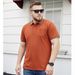 Herrenbekleidung Übergröße Sommer Kurzarm-T-Shirt Herren Große Marke Gleicher Stil High-End Herren Revers Halbarm-T-Shirt_voghion.com
