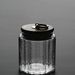 Airtight Glass Tea Storage Canister With Hammered Texture - Large Kitchen Container (BPA-Free Moisture-Proof 1000ml Capacity)_voghion.com