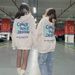 Men's Spring Autumn Oversize Couple Outfit College Style Versatile Loose Hooded Sweatshirt Unisex Class Uniform 12_voghion.com