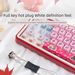 Omo65 Dräi-Modi Kabellos RGB Bluetooth Nical Tastatur Büro Mahjong Sound Hot Plug Dichtung personaliséiert Kit_voghion.com