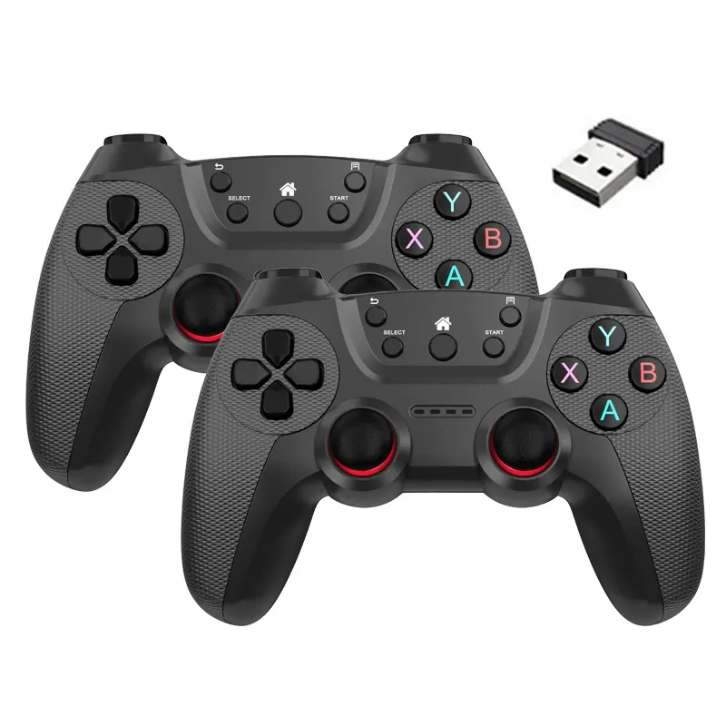 2.4g Doubles Game Android USB Wireless TV Computer Duo Player Controller_voghion.com