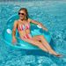 Inflatable Pool Lounge Chair With Backrest & Handles - Sparkle PVC Floating Bed (Quick-Dry Fabric Perfect For Pool Party Beach & Lake Relaxation)_voghion.com