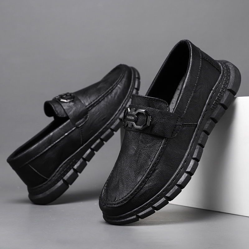 Herbst Neue Casual Leder Für Männer Koreanische Ausgabe Vielseitig Trendy Low Top Board Atmungsaktiv Britischen Stil Business Arbeit_voghion.com