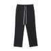 men's clothing original new national trend straight trousers hem button craft drape loose solid color sports pants_voghion.com