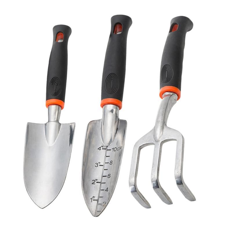 Pá de mão, espátula, ferramenta de jardim, 3 peças, pá de pá, ferramentas manuais de jardim, pá de limpeza, suprimentos de jardinagem para vasos domésticos_voghion.com