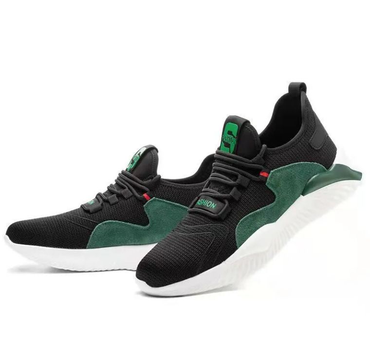 Scarpe antinfortunistiche estive da uomo, traspiranti, ultraleggere e con suola morbida, antiurto e antiperforazione, resistenti all'usura, per taglie grandi._voghion.com