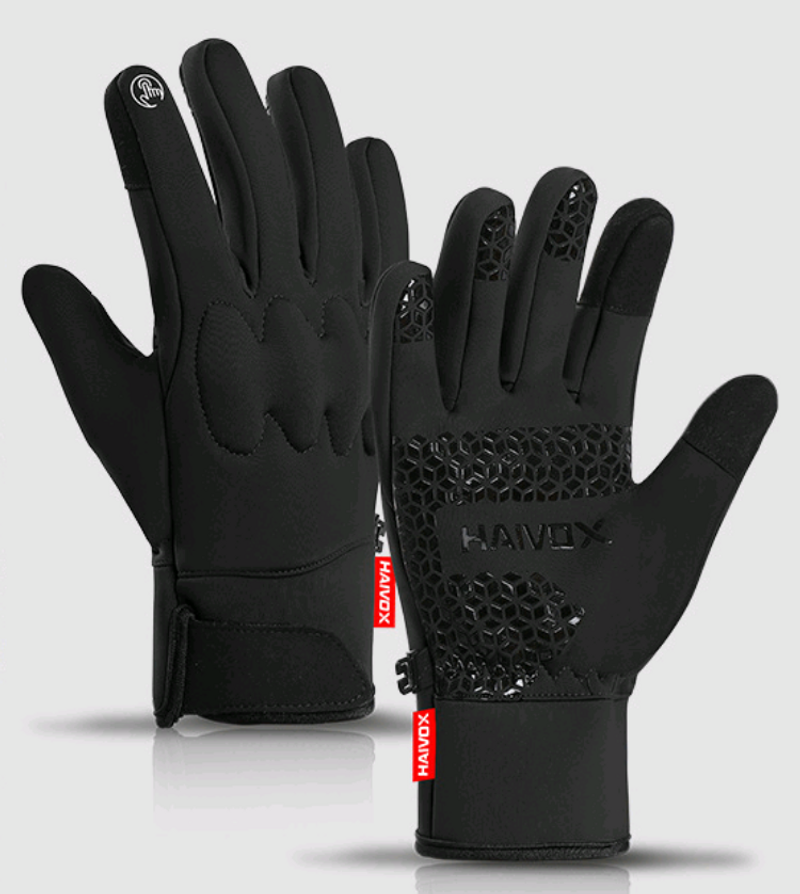 New Autumn Winter Cycling Sports Outdoor Windproof Ski Soft Shell Fleece Warm Gloves Touchscreen_voghion.com