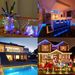 Guirlande lumineuse LED 300 LED avec télécommande USB et 8 modes pour patio, jardin, extérieur, intérieur, arbre de Noël, décoration de mariage_voghion.com