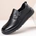 Slip-On Men's Autumn New Single Top Layer Cowhide Lightweight Soft Sole Casual Genuine Leather Versatile Lazy Shoes_voghion.com