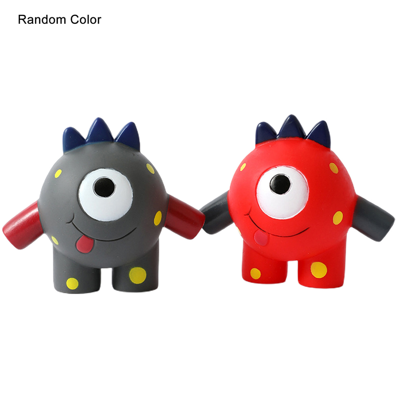 Guangying Pet Chew Toy Built-in Sounder Cartoon Style Bite Resistant Harmless Teeth Cleaning Scentless Squeaky Cartoon Animal Sound Doll For Home Use_voghion.com