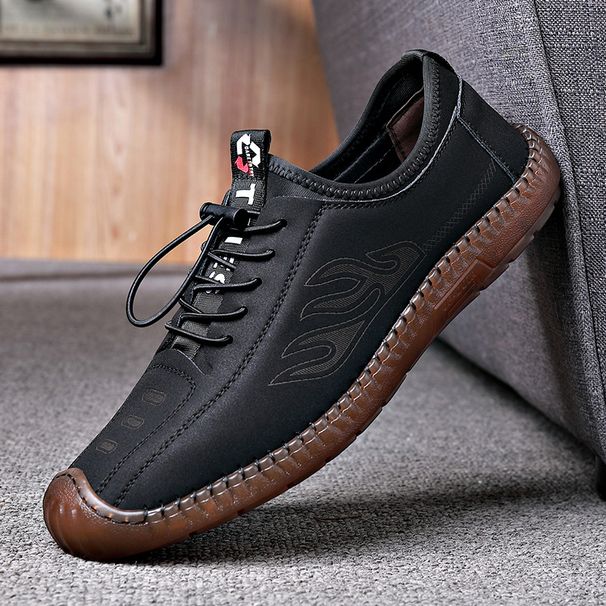 höstens nya handgjorda casual lanseras, skor för män med mjuk sula i läder, Le Fu-skor _voghion.com
