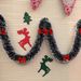 2m Dark With White Edge Bowknot Green Mall Ceiling Background Wall Decoration Christmas Ribbon_voghion.com