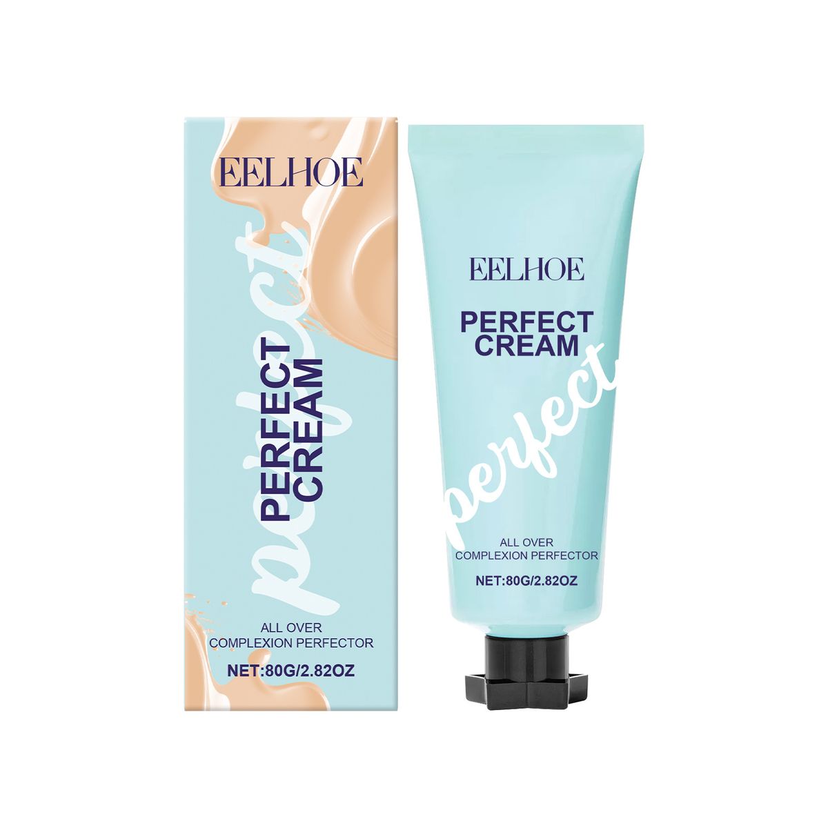 EELHOE Elfenbeinweißer Concealer, täglicher, langanhaltender, aufhellender und schwer zu entfernender Make-up-Defekt-Abdeckungs-Gesichts- und Körpercreme_voghion.com