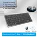 JOMAA 2,4 G + Bluetooth-Tastatur Und Maus-Kombination, Kabellose Multimedia-Tastatur Und Ergonomisches Maus-Set Für IPad, Desktop-PC, Laptop_voghion.com