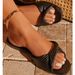 Chanclas grandes de suela plana para mujer, sandalias de playa con punta cuadrada de color liso y dedos expuestos, zapatillas_voghion.com