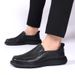 Casual For Men, Round Toe, Autumn Daily Genuine Leather Men's S, Slip-On Non-Slip Loafers, First Layer Cowhide Dad_voghion.com