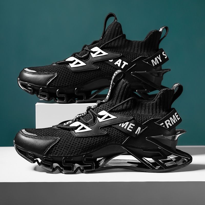 Herrenschuhe Neue Herrenschuhe Flying Woven Sports Casual Schuhe Blade Laufschuhe Große Größe Mesh-Oberfläche Trend_voghion.com