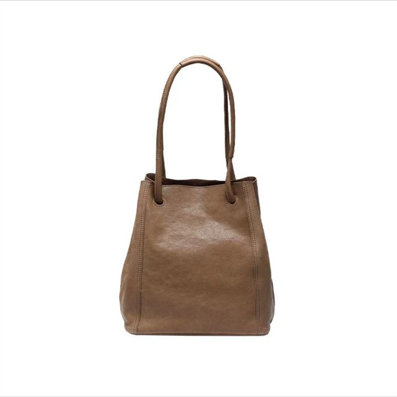 Borsa a tracolla versatile da viaggio in vera pelle conciata al vegetale, serie completa Qiu Zhen_voghion.com